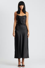 Load image into Gallery viewer, Slip Dress | Bambi Satin | Black | Anox the label
